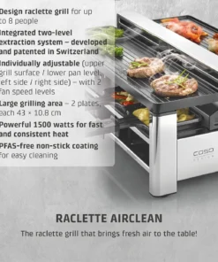 CASO Design Raclette AirClean