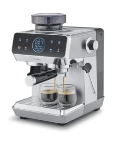 Кафемашина с вграден конусен мелач от неръждаема стомана – EspressoGourmet & Grind
